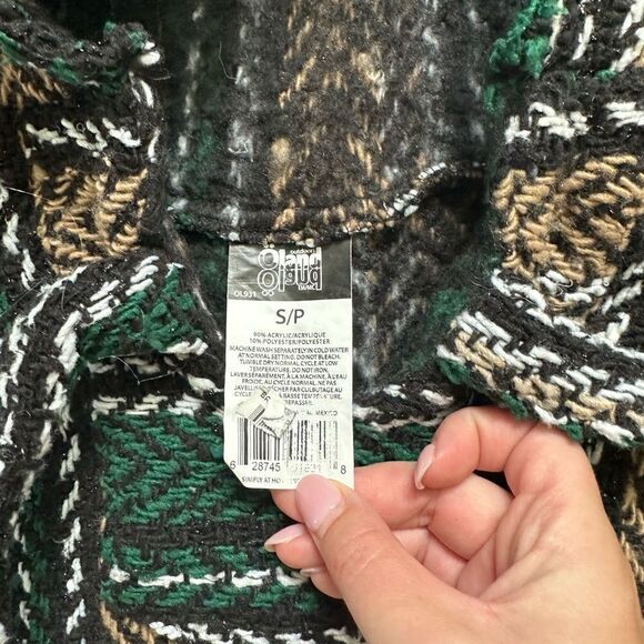 MENS HIPPIE PONCHO SIZE SMALL - Picture 2 of 2